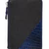 card holder blue alligator