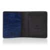 card holder blue alligator