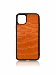 iPhone 12 Pro Max case alligator orange