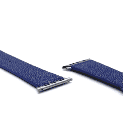 <span class="cat_name">Classic Apple Watch strap</span><br><span class="material_name">Stingray</span><br><span class="color_name">Blue</span>