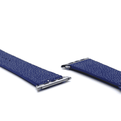 apple watch strap shagreen blue