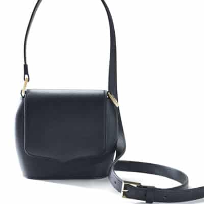 leather goods handbag leather calf black