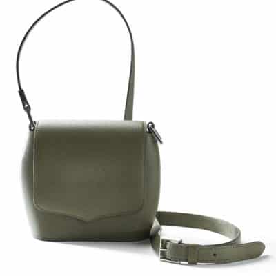 leather goods handbag leather calf green
