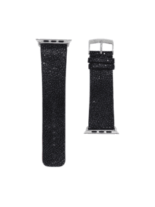 Apple Watch strap black stingray