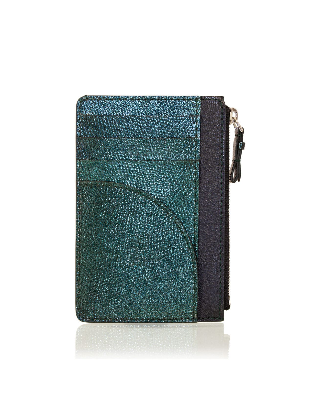 Embossed L on Green