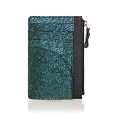 Easy wallet chameleon collection embossed calf