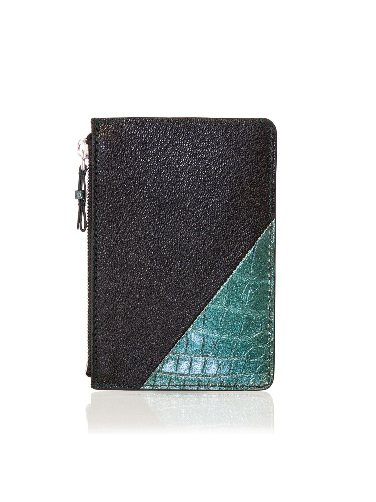 Hipster Wallet Semi matte alligator fauve - Maison Jean Rousseau