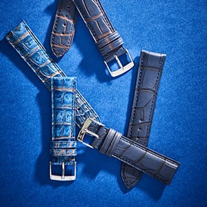 Jean Rousseau Blue watch straps