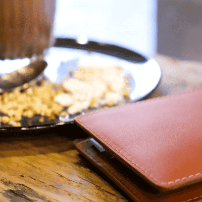wallet jean rousseau card holder brown
