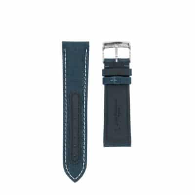 jean rousseau watch strap technical fabric black blue