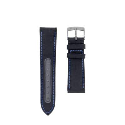 jean rousseau watch strap technical fabric black