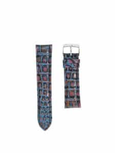 Classic 3.5 watch strap blue and pink exception alligator