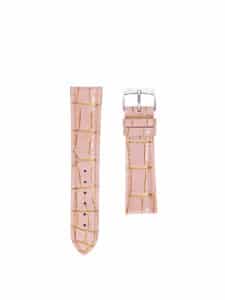 Classic 3.5 watch strap pink and gold exception alligator
