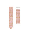 Watch strap alligator shiny pink gold