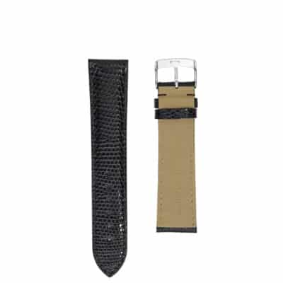 <span class="cat_name">Classic 3.5 Watch strap</span><br><span class="material_name">Shiny lizard</span><br><span class="color_name">Black</span>