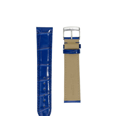 watch strap crocodile blue