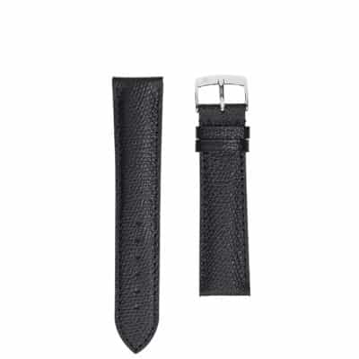 watch strap crocodile jean rousseau black