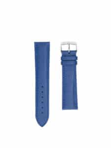 Watch strap embossed calf 3.5 cobalt blue