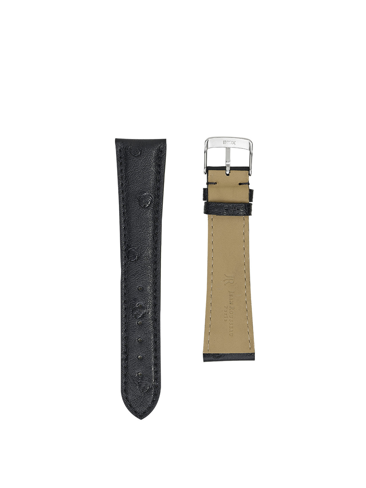 watch strap crocodile jean rousseau black