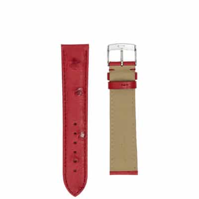 watch strap crocodile ostrich pink