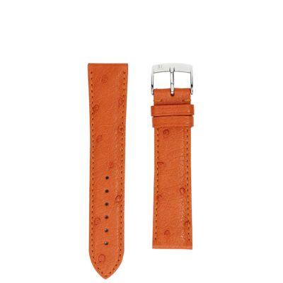 watch strap crocodile ostrich orange