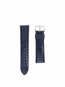 Classic 3.5 watch strap navy blue lizard