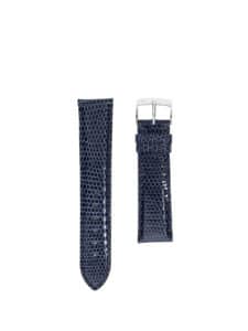 Classic 3.5 watch strap navy blue lizard