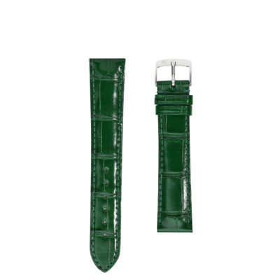 Classic 3.5 Watch strapShiny alligatorBritish Green