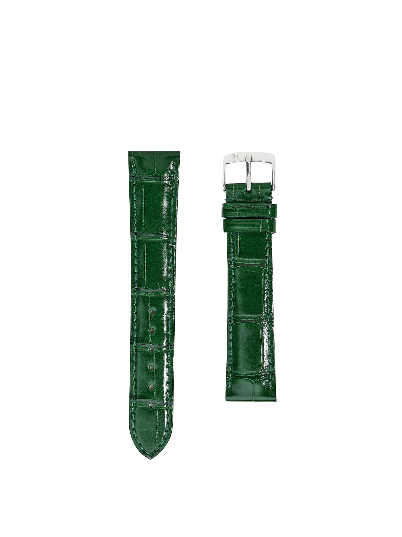 Watch strap Alligator 3.5 green - Maison Jean Rousseau