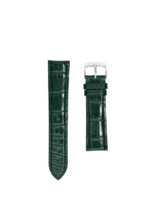 Bracelet de montre Classique 3.5 alligator brillant vert