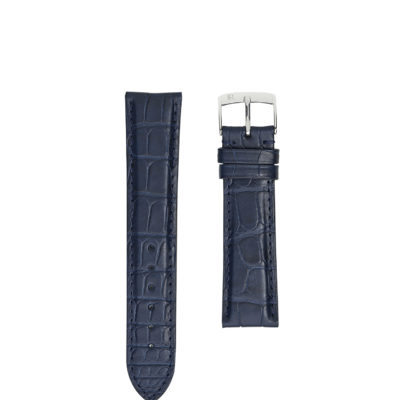jean rousseau watch strap crocodile blue