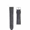 jean rousseau watch straps leather crocodile grey