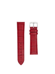 Classic 3.5 watch strap carmine red semi matte alligator