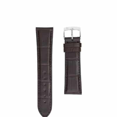 jean rousseau watch straps leather crocodile dark