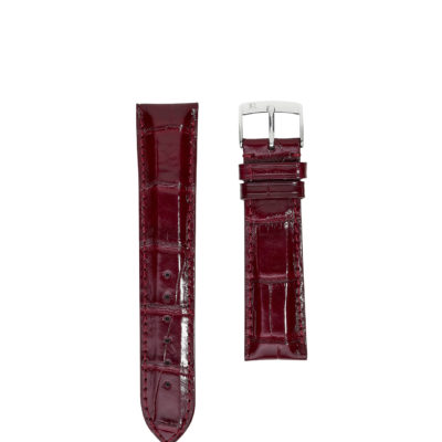 Classic 3.5 Watch strapShiny alligatorRuby