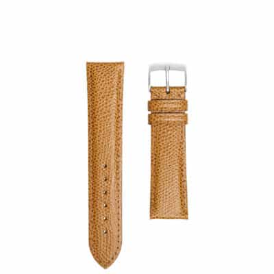 watch strap pebble calf light brown men