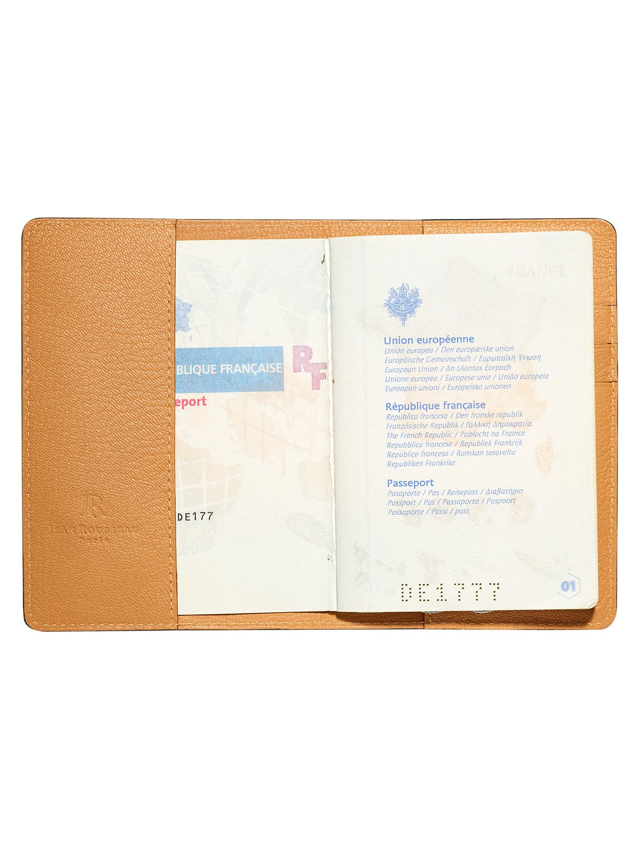 jean rousseau watch strap card holder passport yellow brown