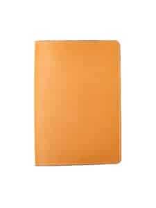 Passport cover light gold veg tan calf