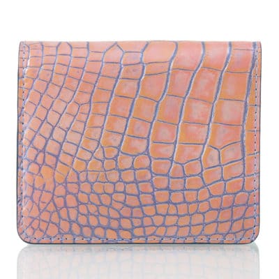 jean rousseau pink blue wallet card holder