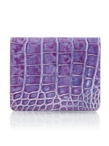 Mini wallet purple Graffiti exception alligator