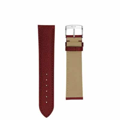 watch strap crocodile jean rousseau red