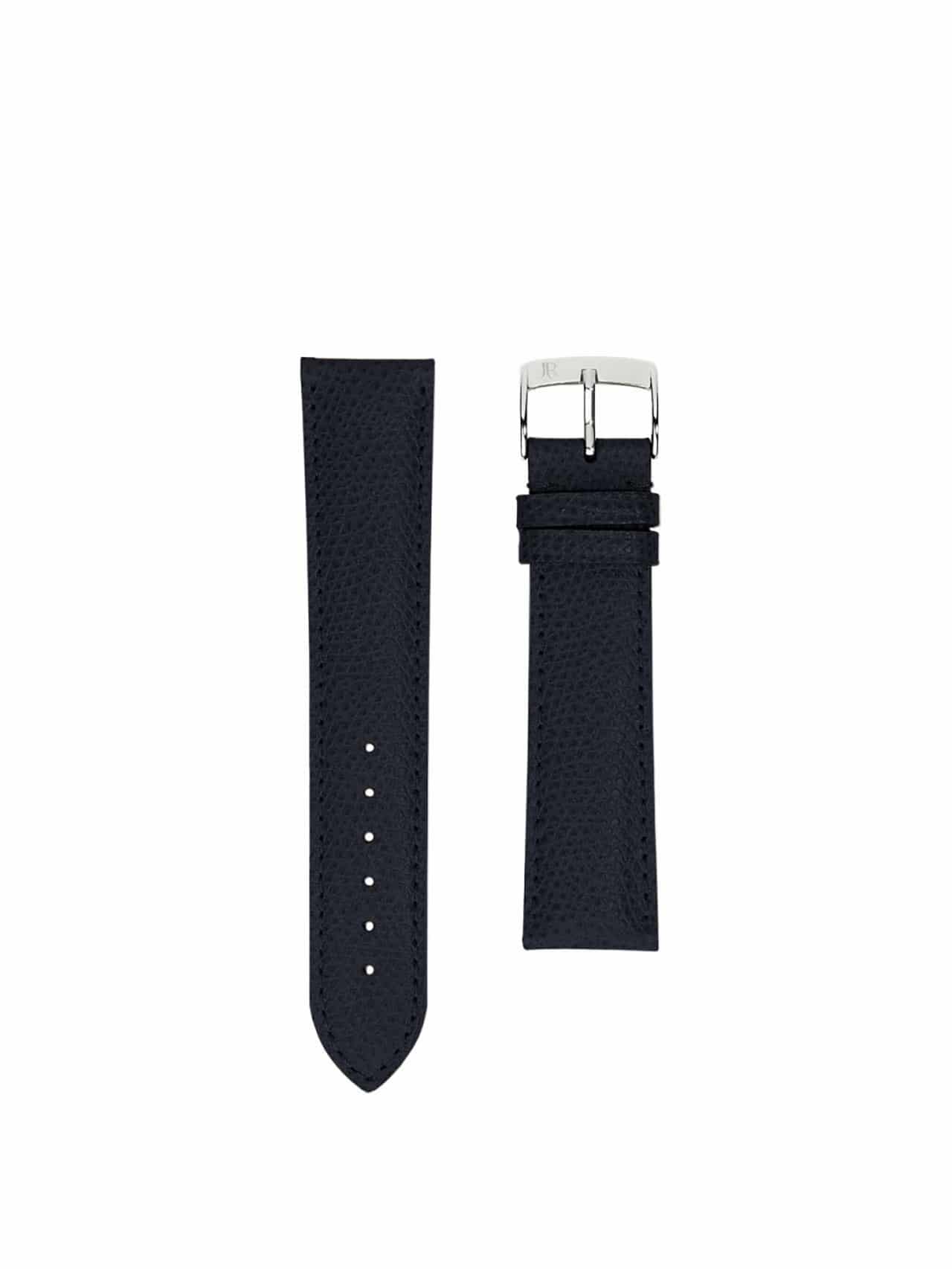 jean rousseau watch straps leather rubber black