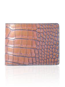 "Hipster" wallet pink and blue pearly Graffiti exception alligator