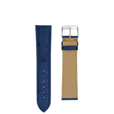 watch strap jean rousseau crocodile blue