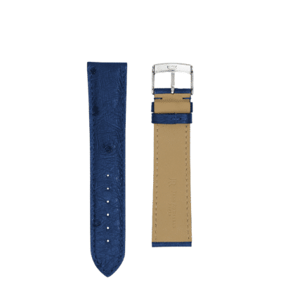 <span class="cat_name">Classic 3.5 Watch strap</span><br><span class="material_name">Ostrich</span><br><span class="color_name">Sapphire</span>