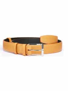 Classic belt clementine calf