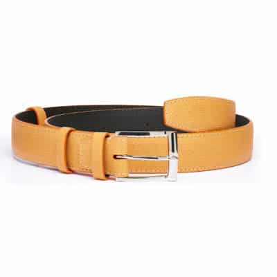 Classic belt clementine calf