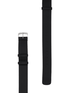 Nato watch strap black veg tan calf