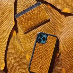 salmon jean rousseau yellow iphone case wallet card holder