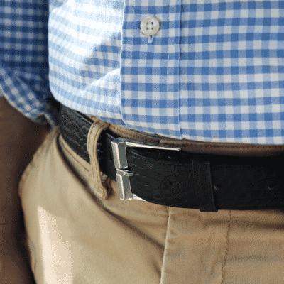 Reversible Belt Ostrich butter - Maison Jean Rousseau